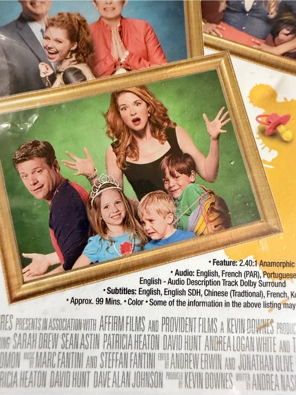 Sony Moms' Night Out DVD White Red Black Cover